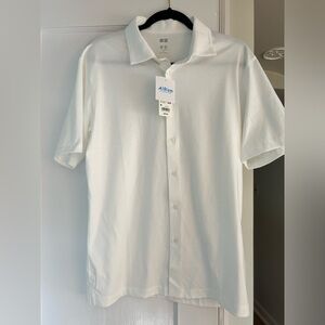 NWT Uniqlo Airism Short Sleeve Polo Shirt